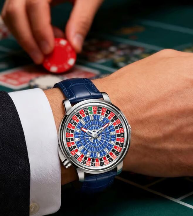 Hanboro Casino Series Roulette Royale Automatic Men 45.5 mm 1001-2
