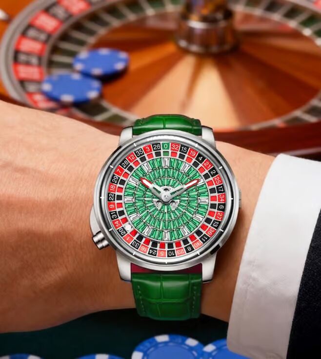 Hanboro Casino Series Roulette Royale Automatic Men 45.5 mm 1001-2