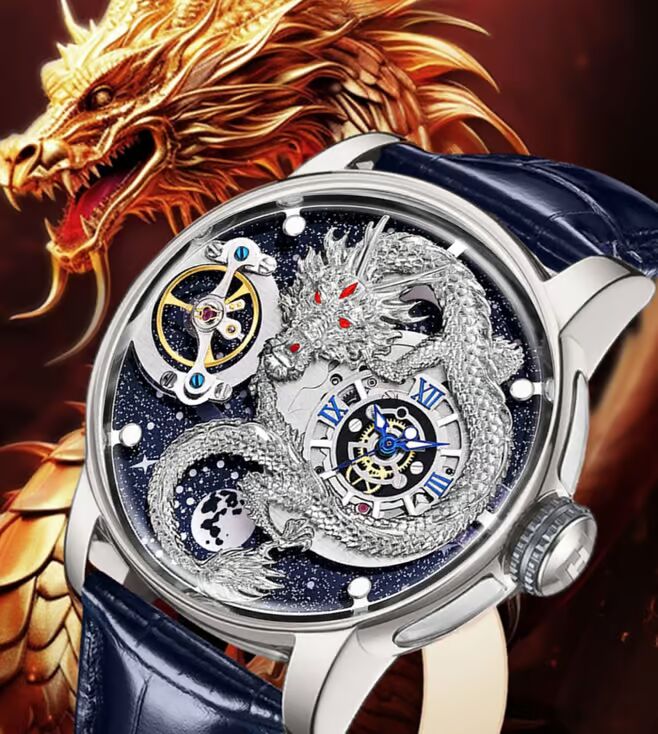 Hanboro Zodiac Series Dragon's Legacy Edition Japanese Automatic Men 45.5 mm 1018