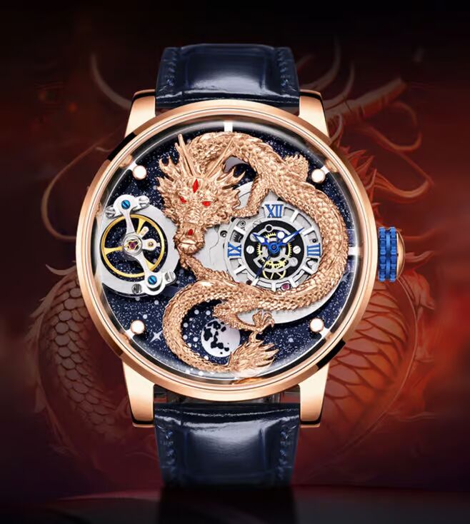 Hanboro ZODIAC SERIES Dragon s Legacy Japanese Automatic Men 45.5 mm 1018