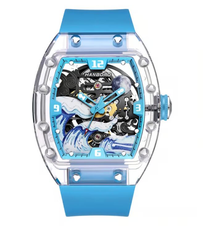 Hanboro Nautilus Spirit-Great Wave Edition Japanese Automatic Men 52 mm 9038
