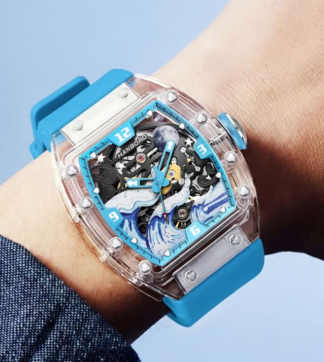 Hanboro Nautilus Spirit-Great Wave Edition Japanese Automatic Men 52 mm 9038