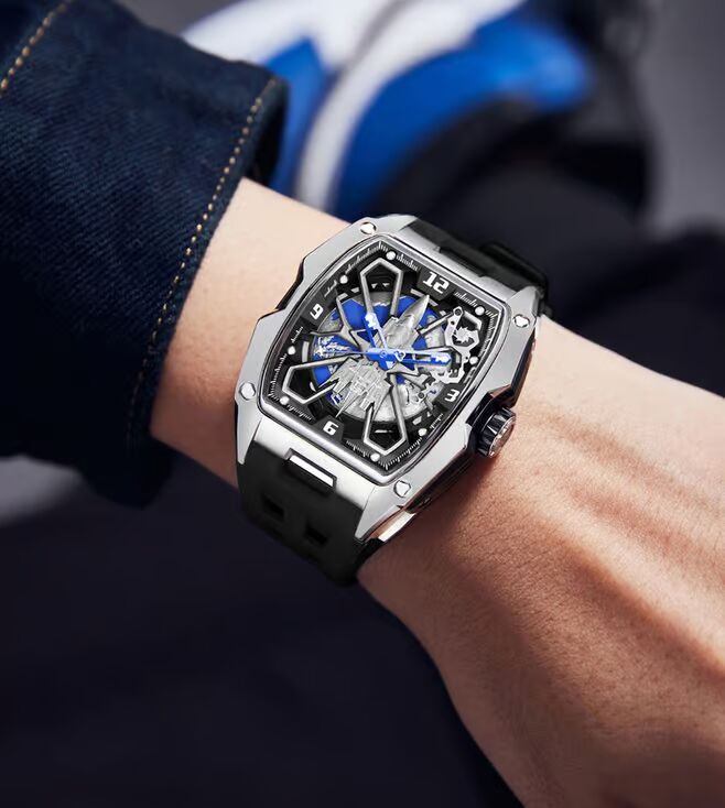 Hanboro Falcon X Series Aviation-Inspired Astroworld Collection Japanese Automatic Men 42 mm 933