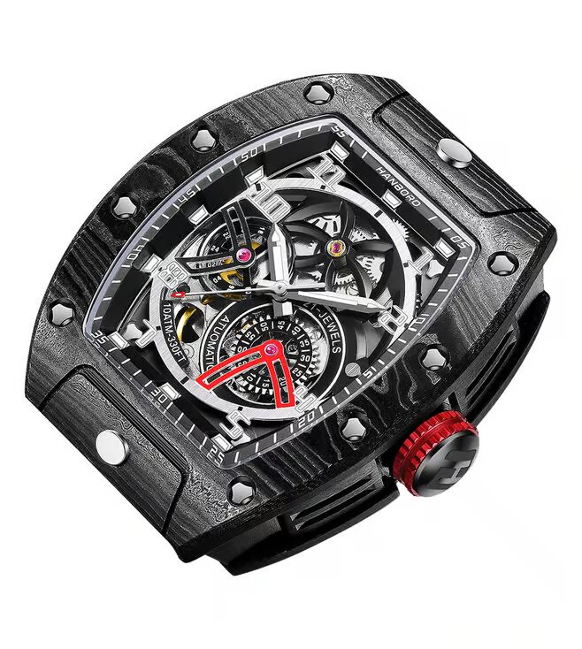 Hanboro Grand PRIX CarbonX ChronoTech Japanese Automatic Men 42 mm 945