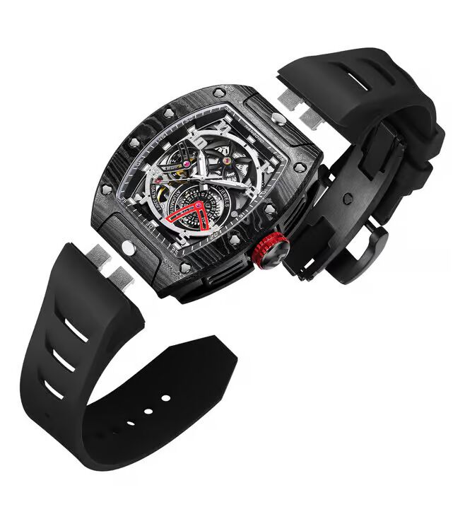 Hanboro Grand PRIX CarbonX ChronoTech Japanese Automatic Men 42 mm 945