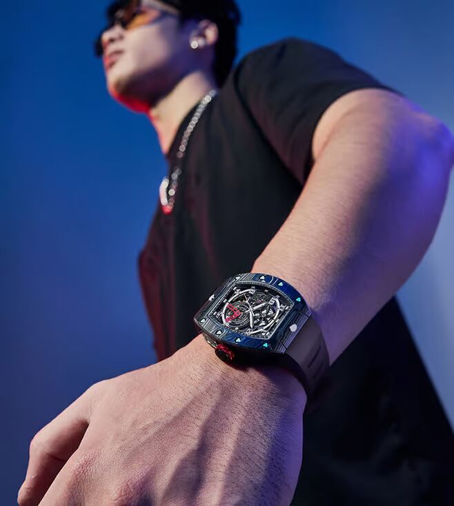 Hanboro Grand PRIX CarbonX ChronoTech Japanese Automatic Men 42 mm 945