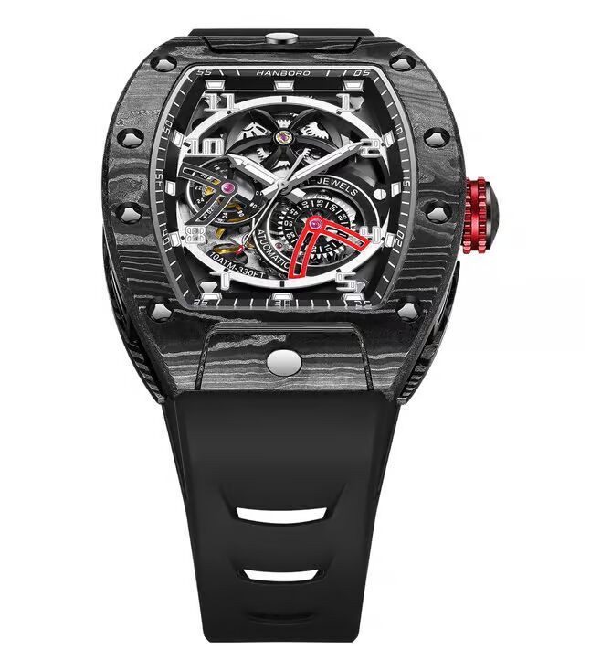 Hanboro Grand PRIX CarbonX ChronoTech Japanese Automatic Men 42 mm 945