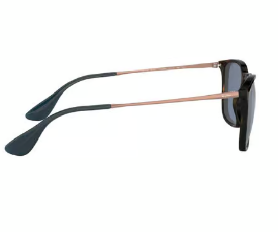 RAY-BAN Men UV Protected Blue Lens Square Sunglasses