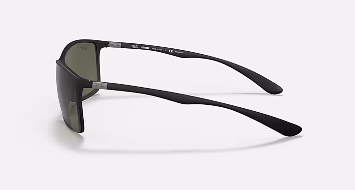 RAYBAN LITEFORCE Men Polarized Green Lens Square Sunglasses