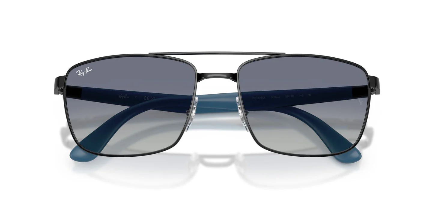 RAYBAN Core Blue Gradient Rectangular Unisex Sunglasses