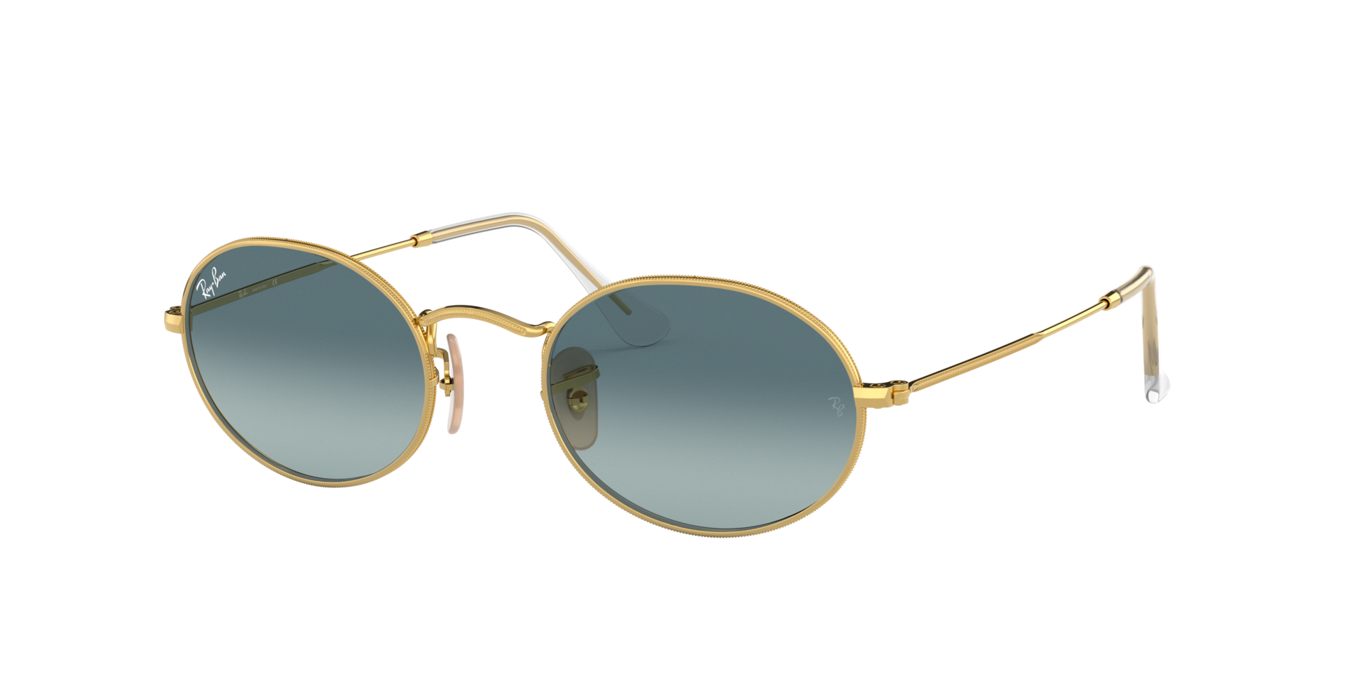 RAYBAN OVAL FLAT LENSES SUNGLASSES