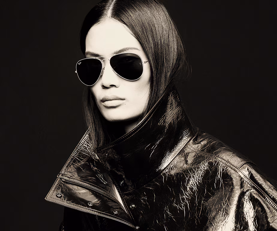 AVIATOR LARGE METAL Sunglasses in Arista Gold