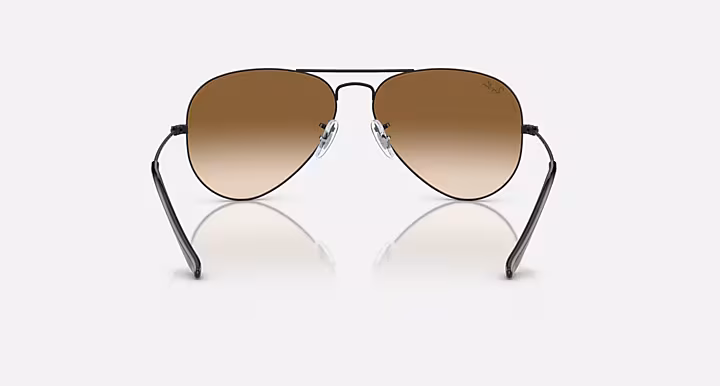 AVIATOR GRADIENT Sunglasses in Black and Brown