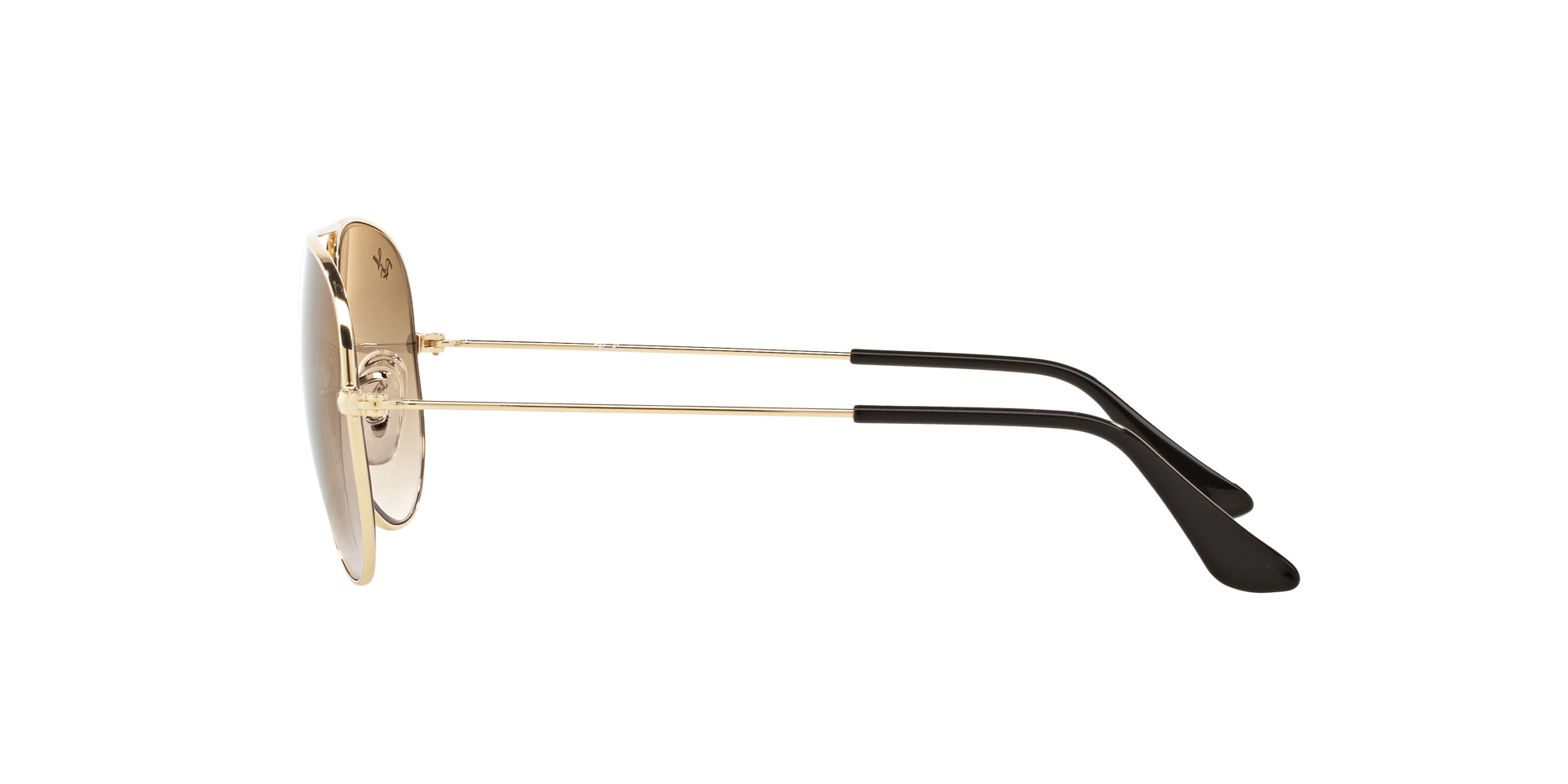 AVIATOR GRADIENT Gold Metal Sunglasses