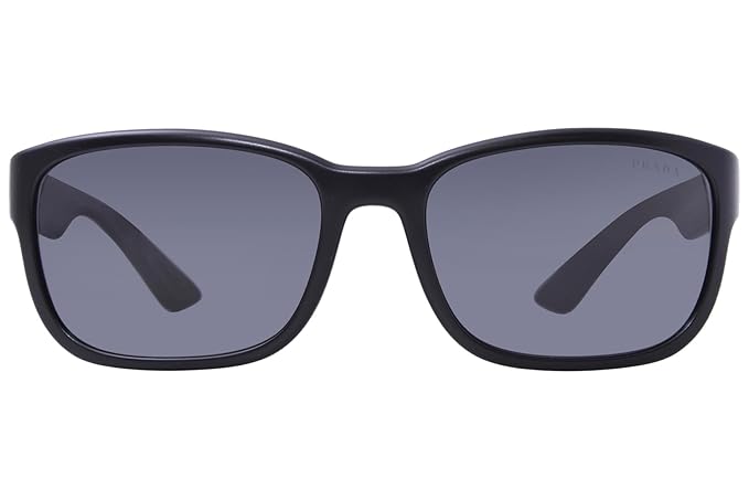 Sunglasses Prada Linea Rossa PS 5 VSF Asian fit 1BO5S0 Black Demishiny