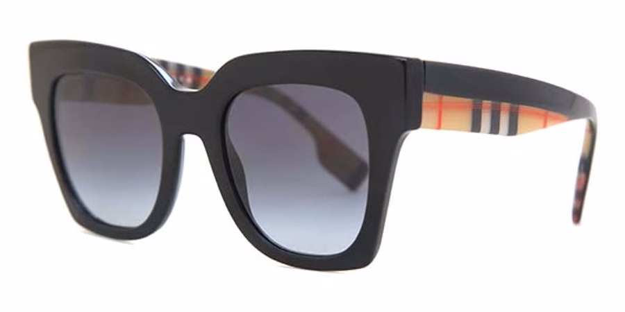 BURBERRY Sunglasses Kitty Black Grey Gradient FOR WOMEN
