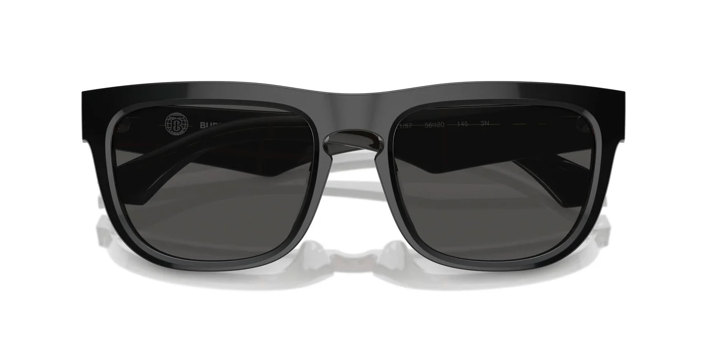 Burberry Square sunglasses in Black Top On Vintage Checkered Pattern