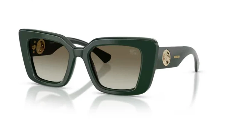 BURBERRY Sunglasses Frame Size 51mm 140mm 20mm GREEN Women
