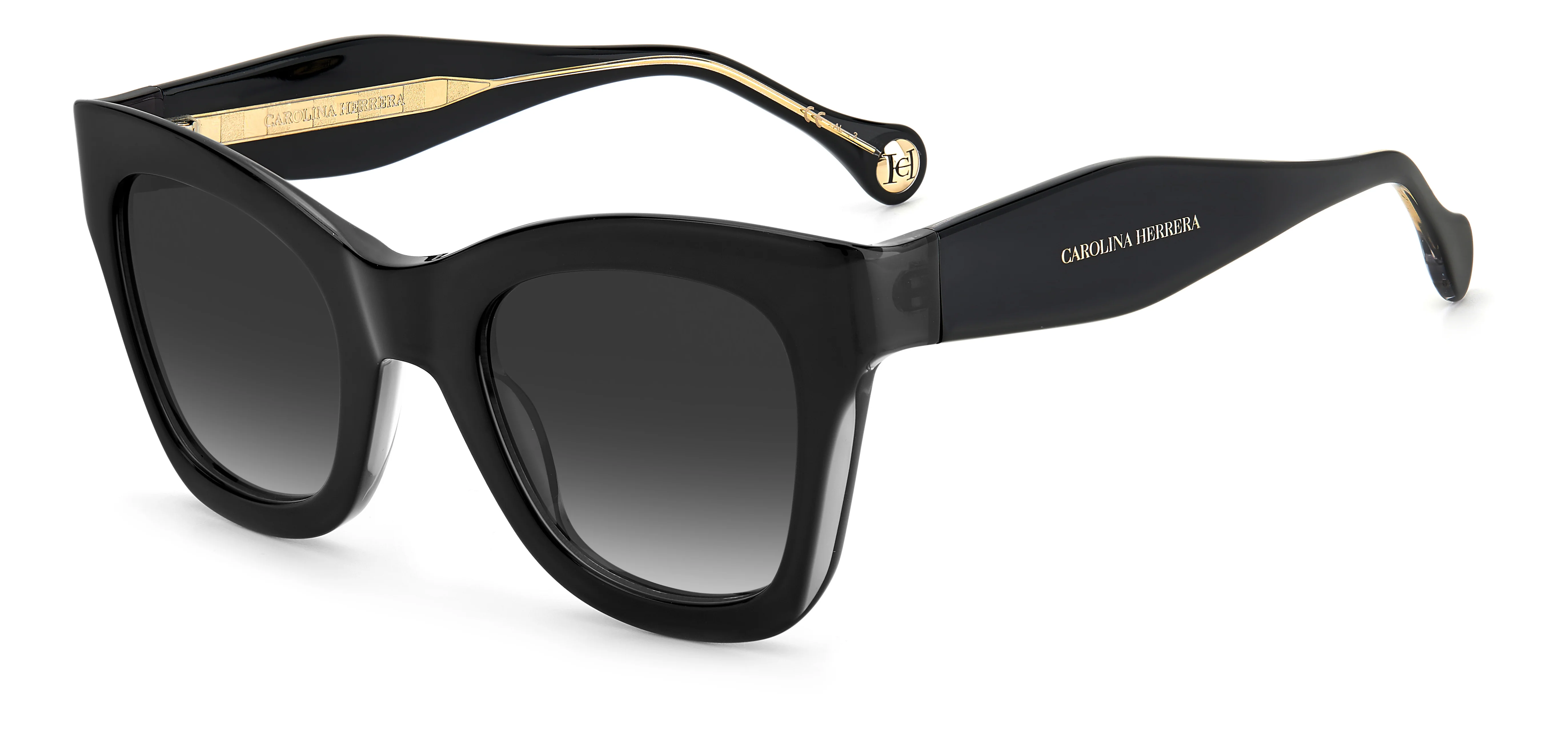 Carolina Herrera Square sunglasses in Black For Women