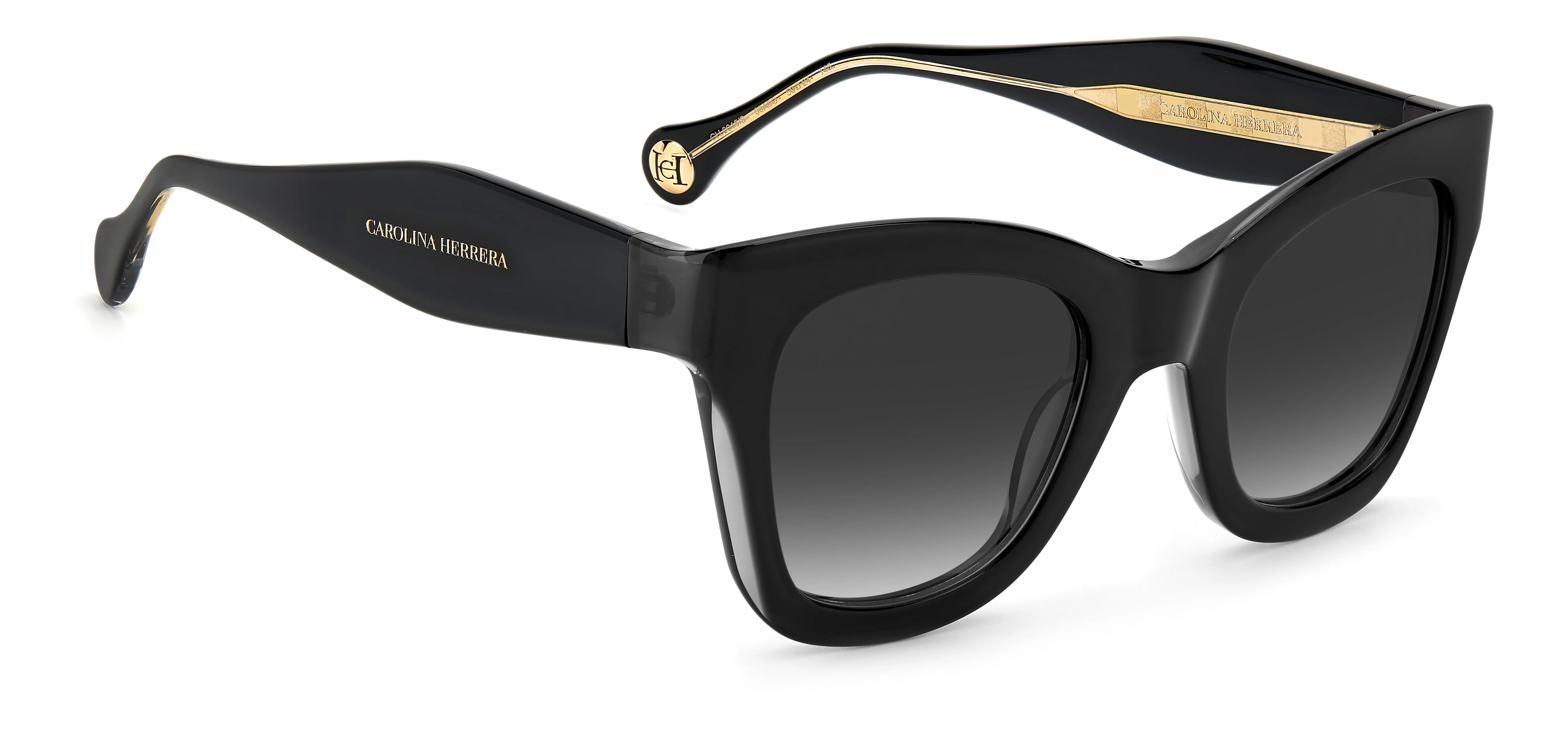 Carolina Herrera Square sunglasses in Black For Women