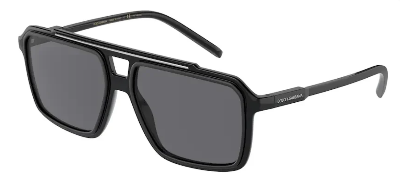 Dolce & Gabbana DG Black/Grey Sunglasses