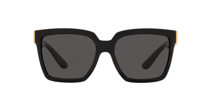 Dolce & Gabbana Sunglasses BLACK w/DARK GREY 56mm