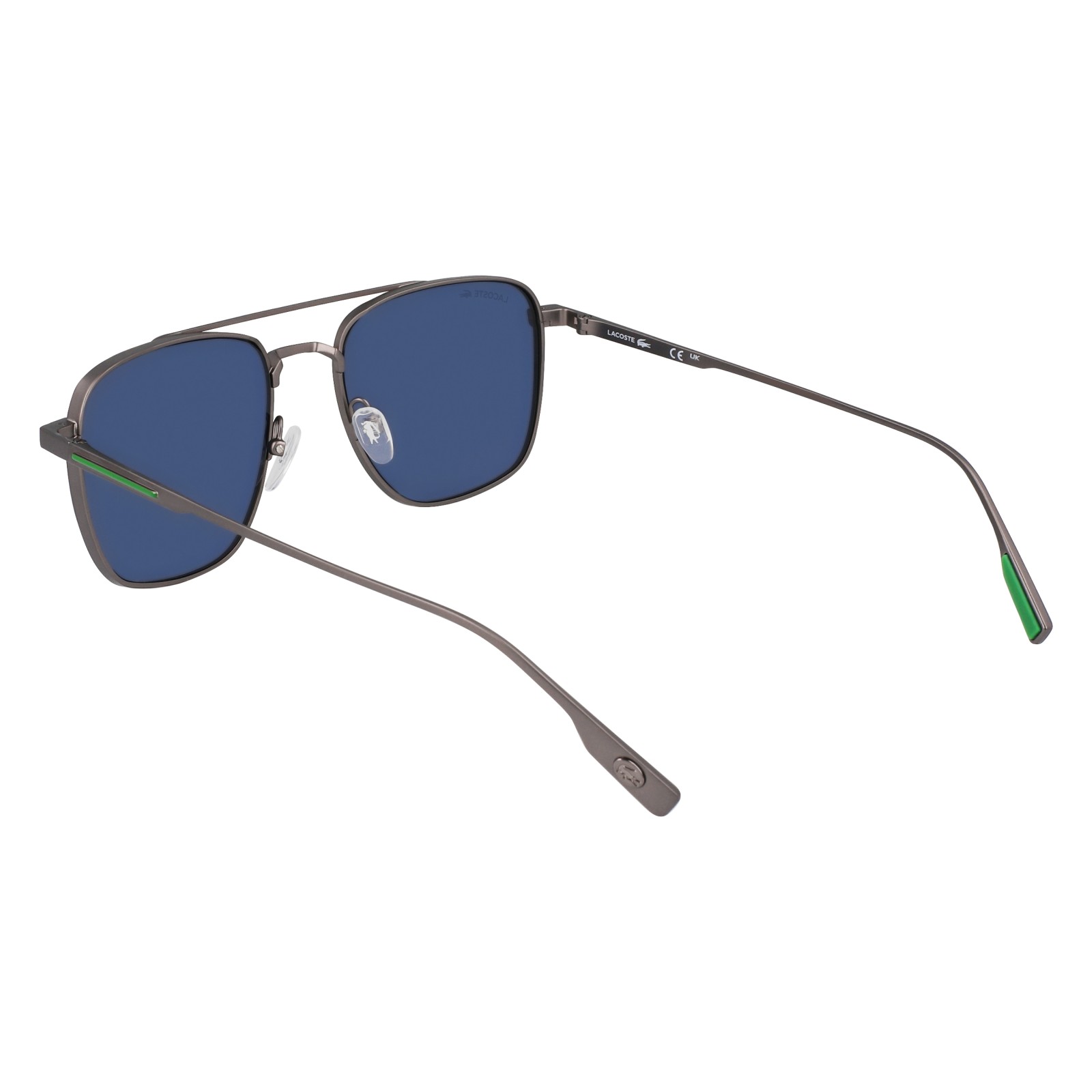 Lacoste Matte Dark Gunmetal Sunglasses Man