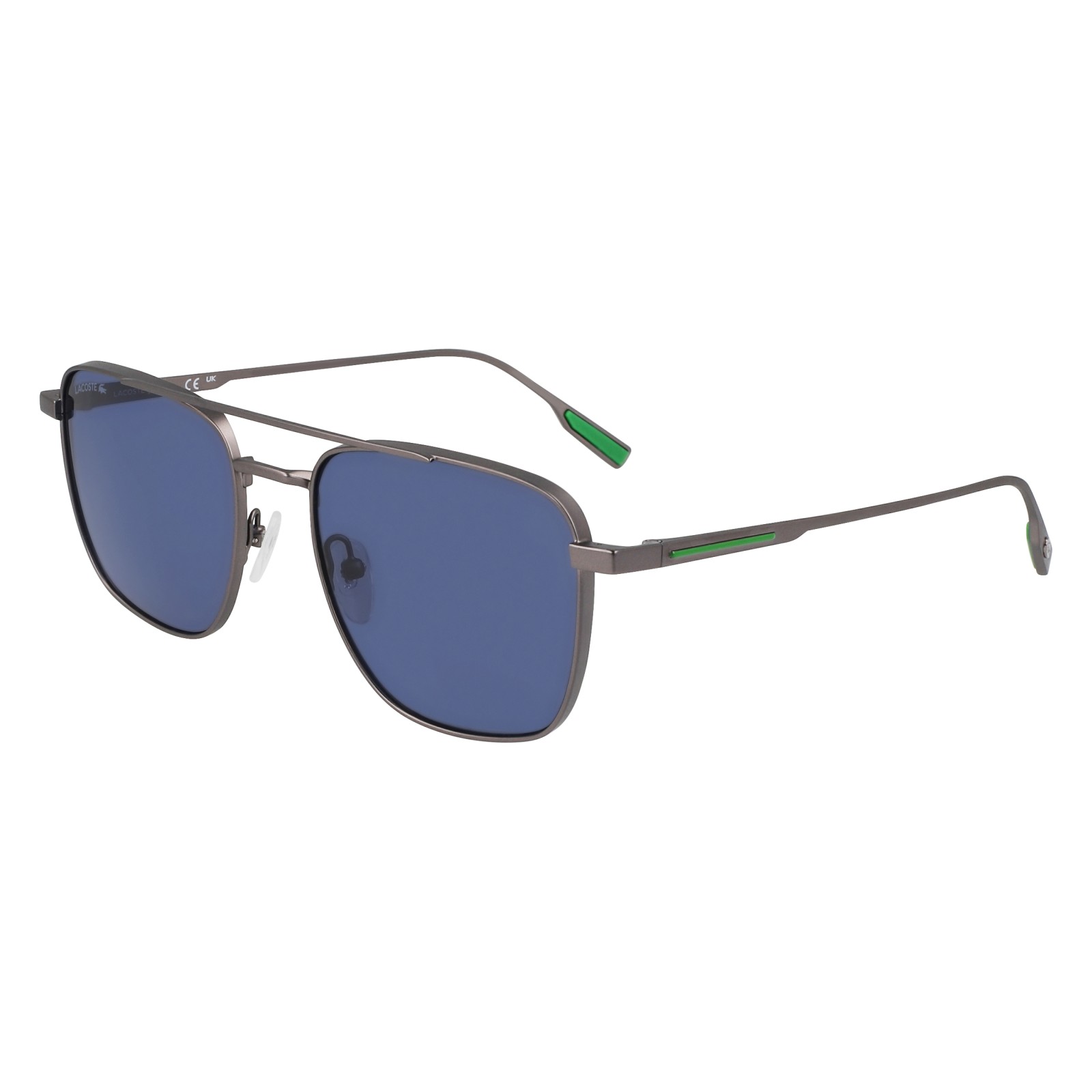 Lacoste Matte Dark Gunmetal Sunglasses Man