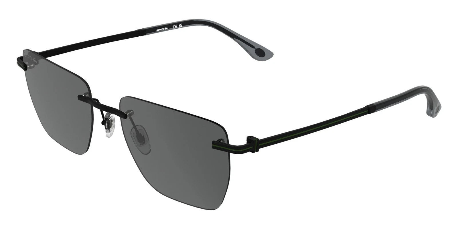 Lacoste Matte black/grey MAN Sunglasses