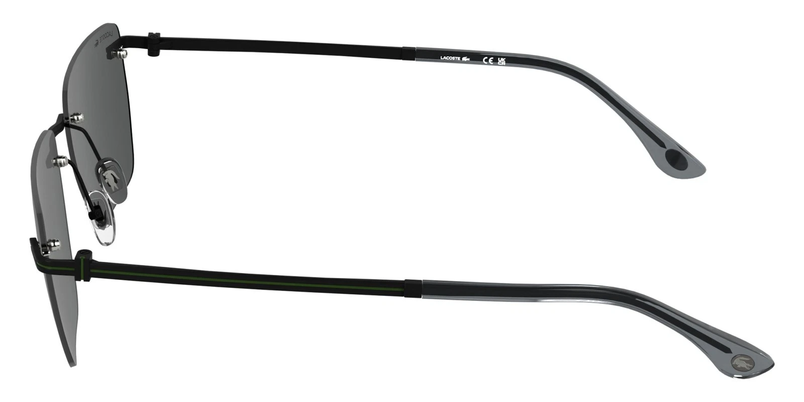 Lacoste Matte black/grey MAN Sunglasses