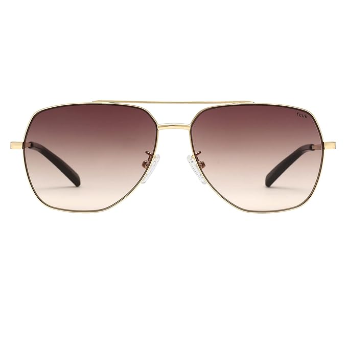 French Connection Gradient Square Men's Sunglasses Manchester Brown Color Lens