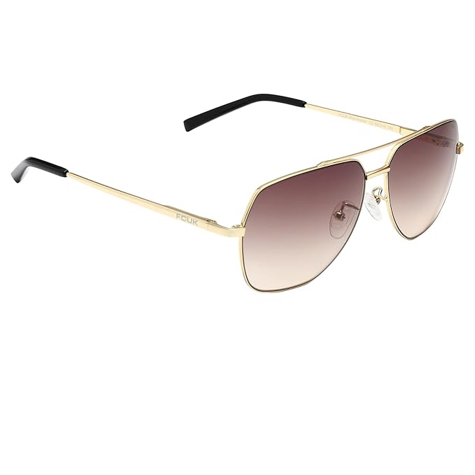 French Connection Gradient Square Men's Sunglasses Manchester Brown Color Lens