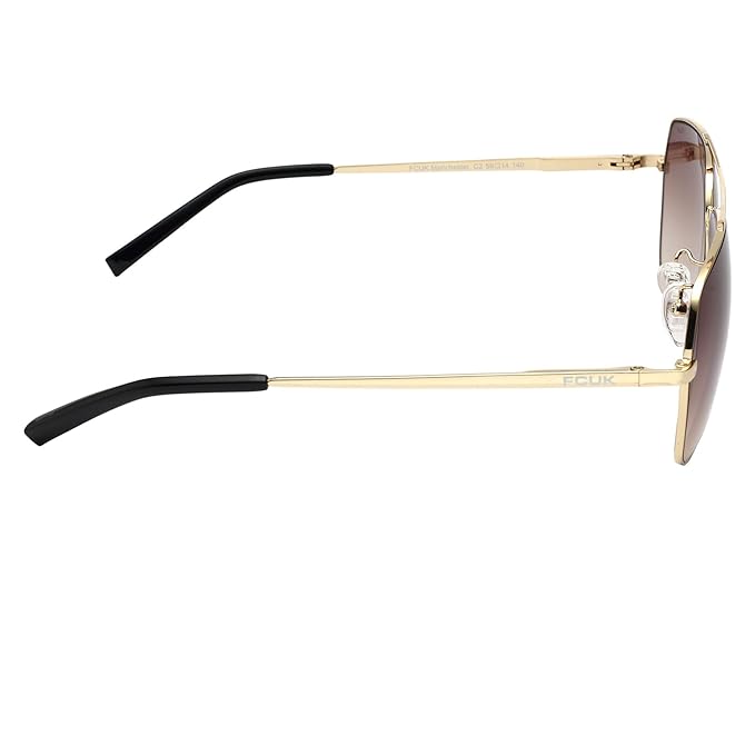 French Connection Gradient Square Men's Sunglasses Manchester Brown Color Lens