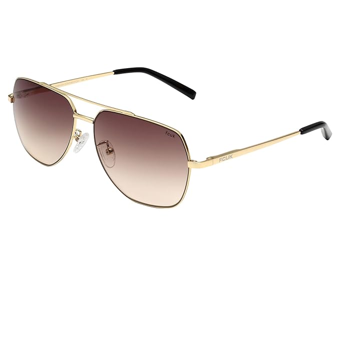 French Connection Gradient Square Men's Sunglasses Manchester Brown Color Lens