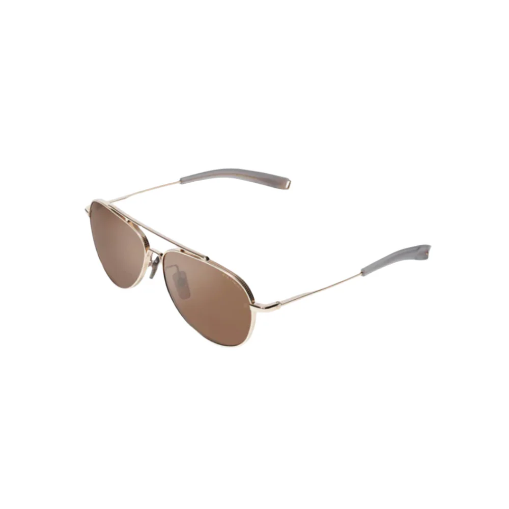 DITA brown UV Protected Aviator Sunglasses for Men