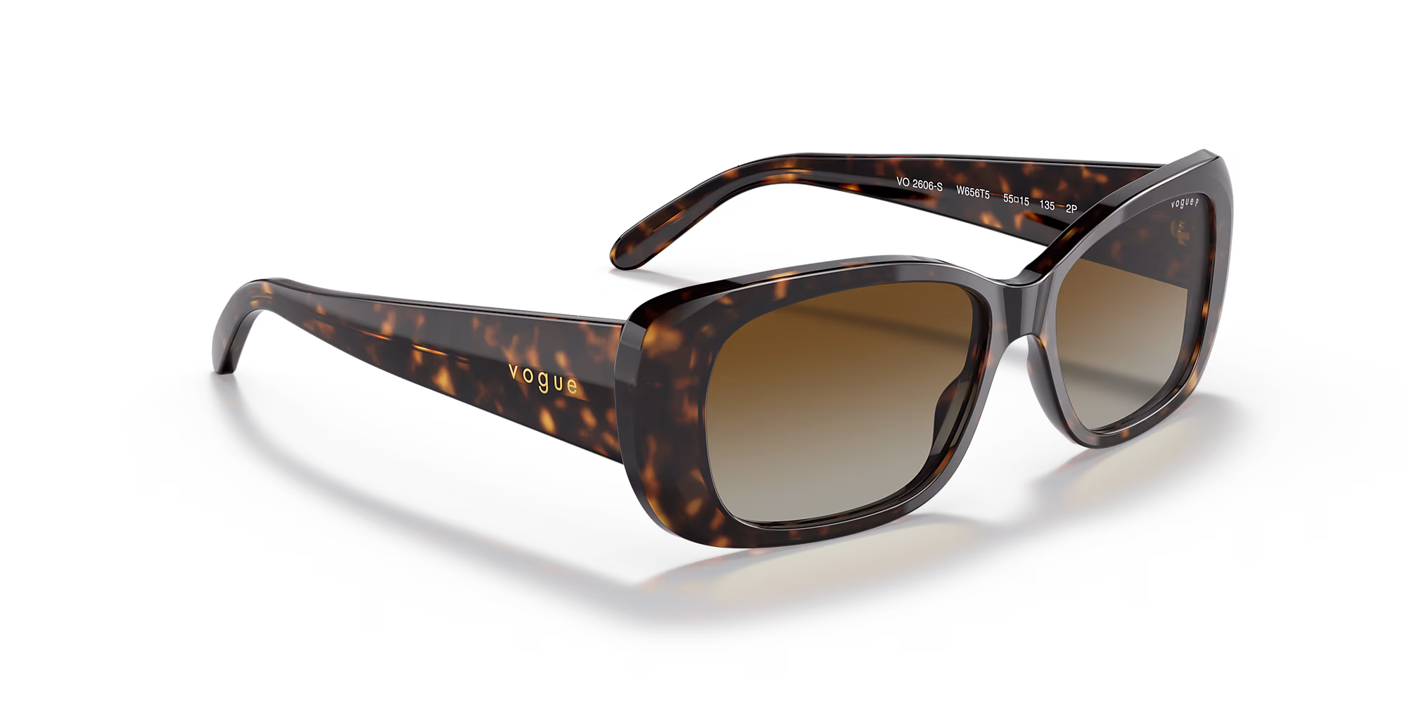 Vogue United States Dark Havana Sunglasses Women