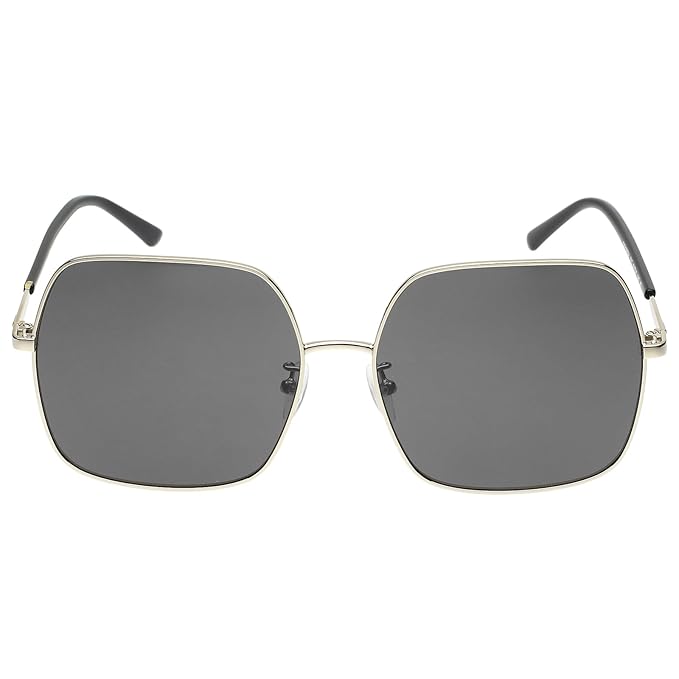 Calvin Klein|Gold Full Frame Square Sunglasses|100% UV Protected (Uv 400) Brown Lens|Women's