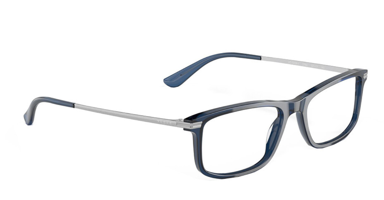 Vogue Eyewear Men Rectangle Blue Frames