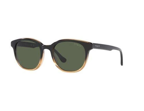 Vogue Eyewear Men UV Protected Green Lens Phantos Sunglasses