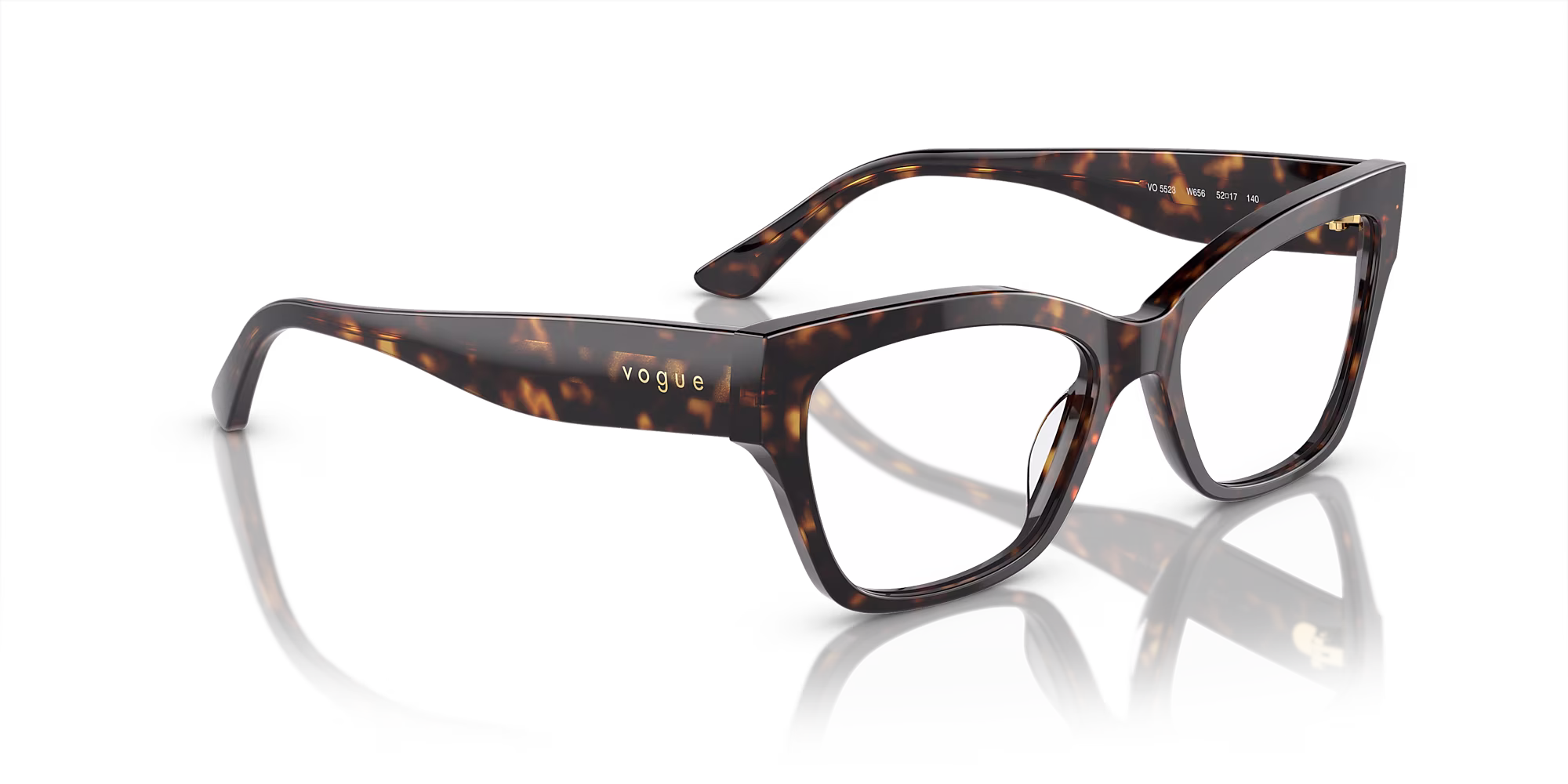 VOGUE Eyeglasses - Dark Havana - Acetate