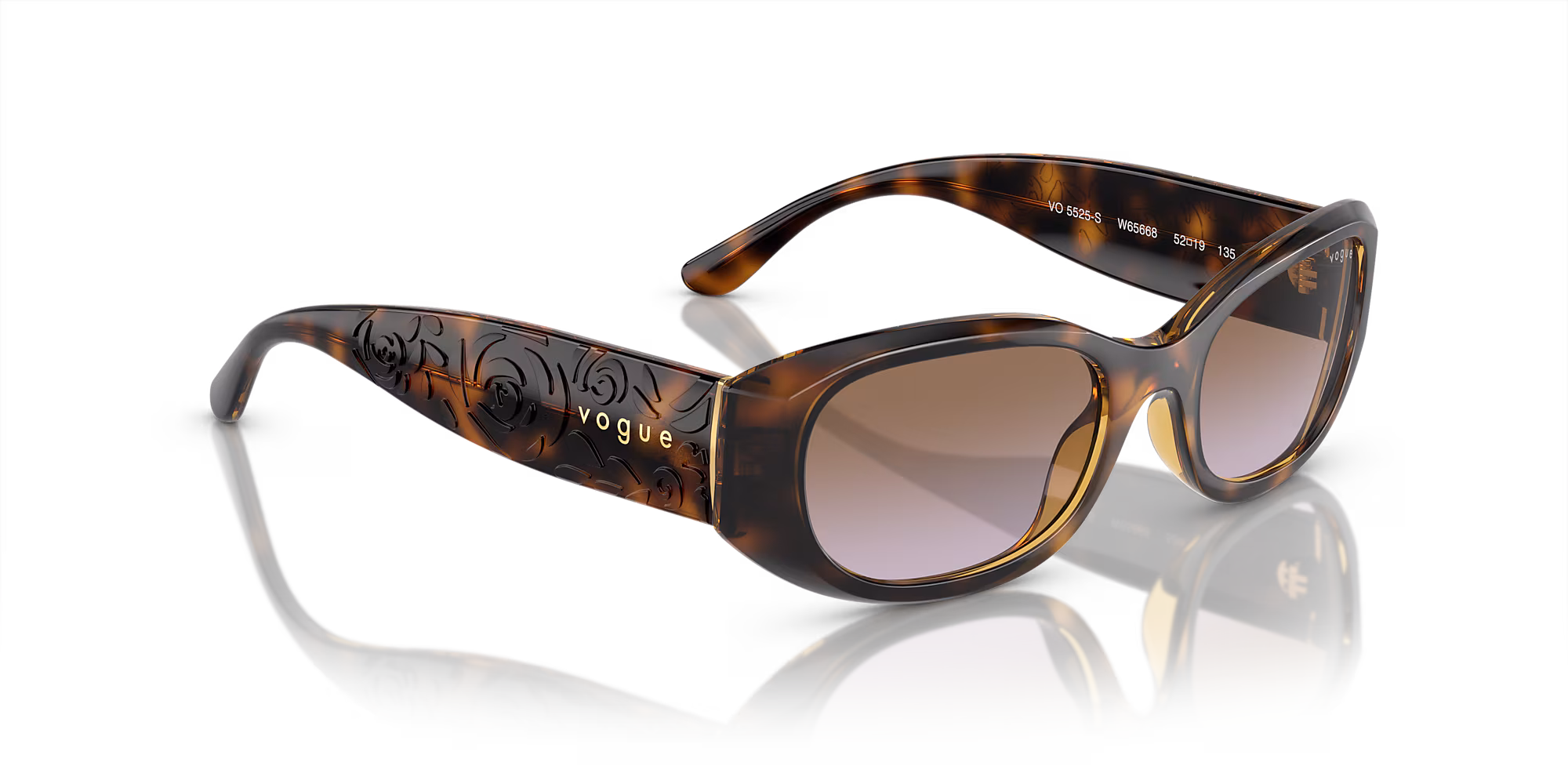 Sunglasses Dark Havana Brown Nylon For Women