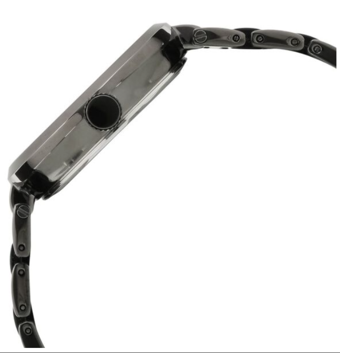 Kenneth Cole Quartz Analog Black Dial Bimetal Strap Watch for Women