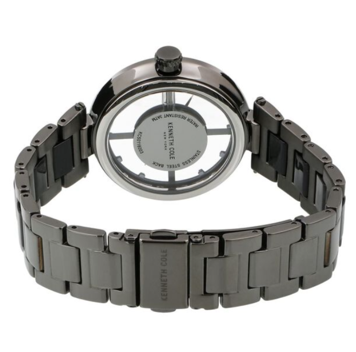 Kenneth Cole Quartz Analog Black Dial Bimetal Strap Watch for Women