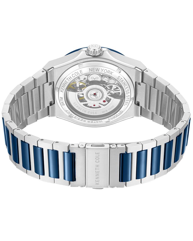 Kenneth Cole Automatic Silver Dial Two Toned Stainless Steel Strap Men's Watch