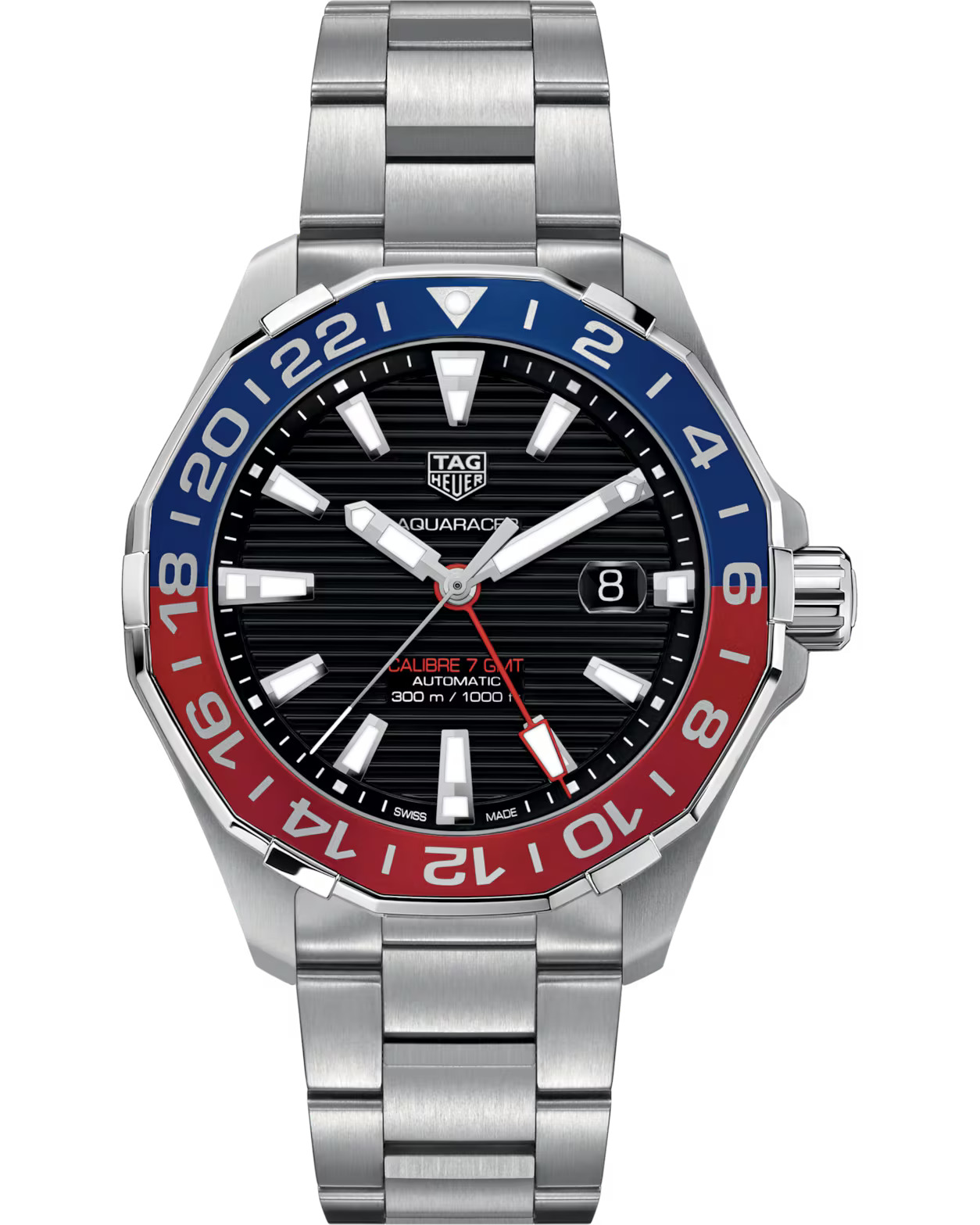 TAG Heuer Aquaracer GMT Automatic, 43 mm, Steel