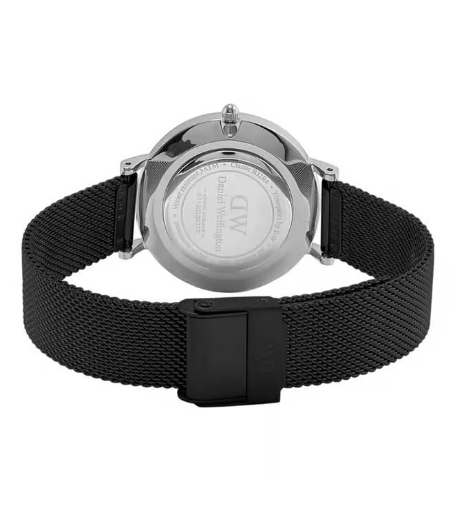 Daniel Wellington  Petite Women Quartz Black Dial Analog Stainless Steel Watch
