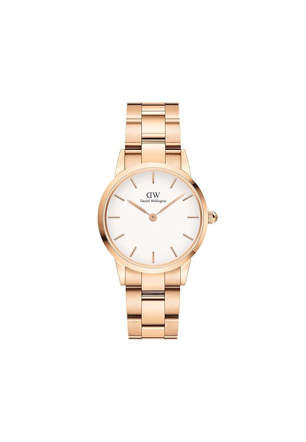 Daniel Wellington Iconic Analogue Round White Dial Water Resistant Unisex's Watch