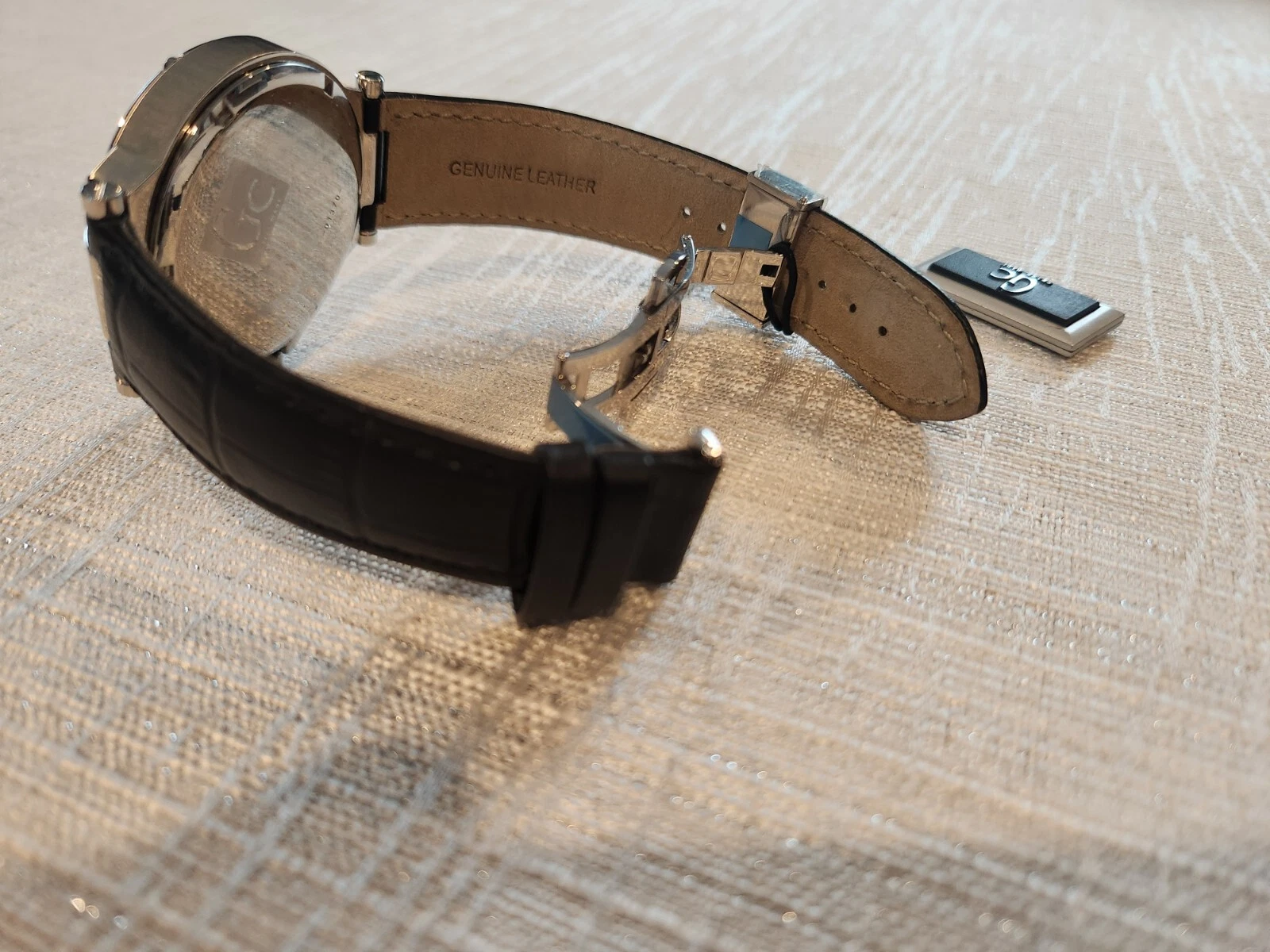 Guess Collection GC-4 Executive 43mm Black Leather Strap Men's Watch X66009G1S