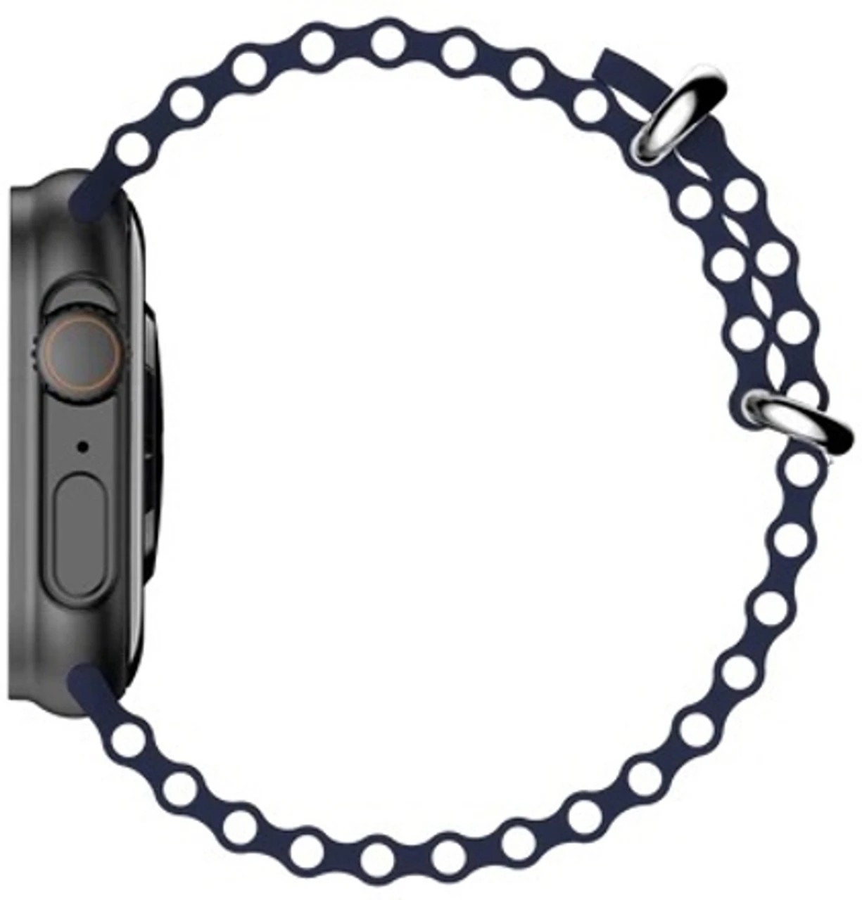 fire boltt 49.8mm BSW105-Warrior HD Display With Inbuilt games & Bluetooth Calling Smartwatch (Blue Strap, Free Size)