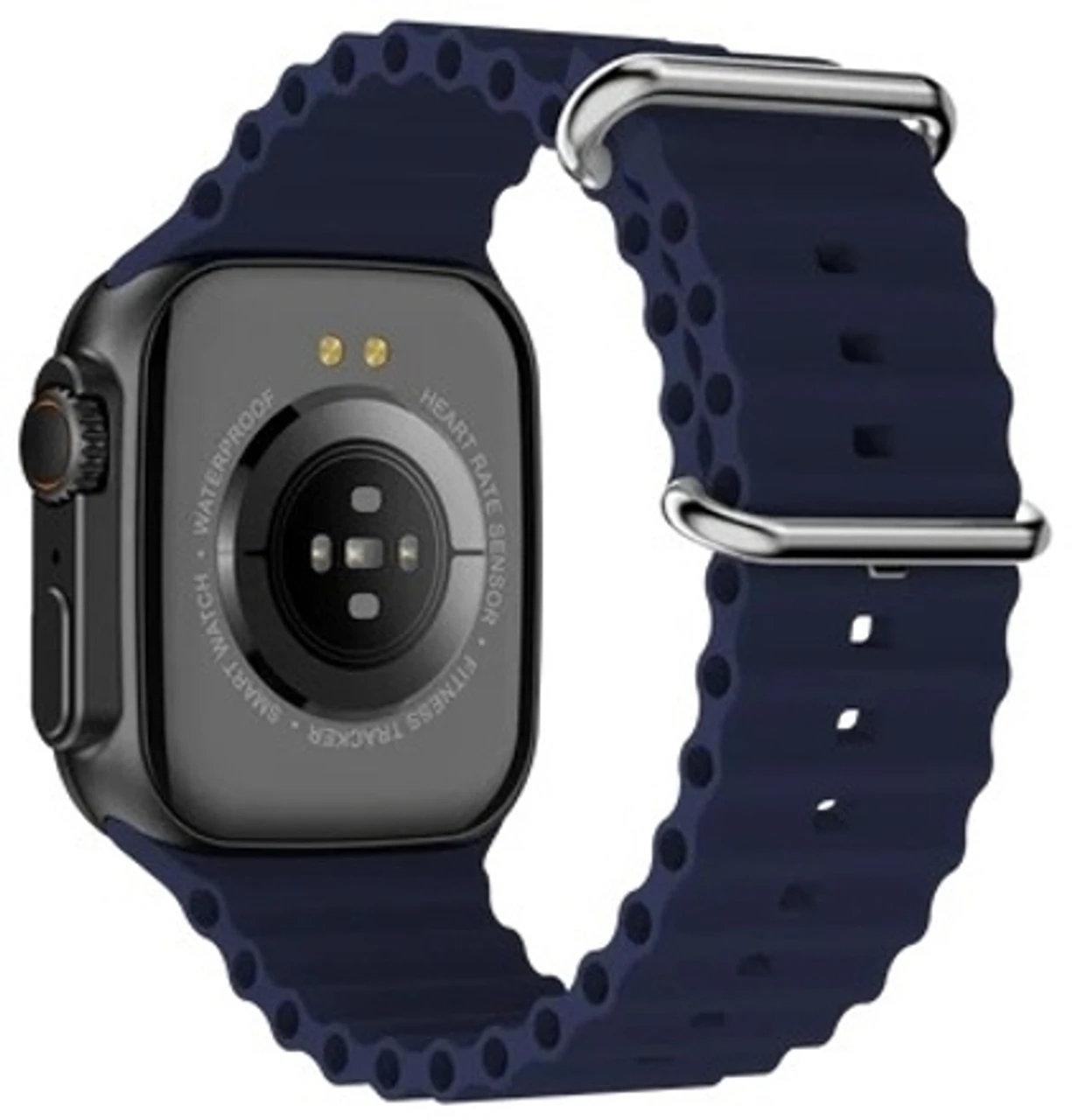 fire boltt 49.8mm BSW105-Warrior HD Display With Inbuilt games & Bluetooth Calling Smartwatch (Blue Strap, Free Size)